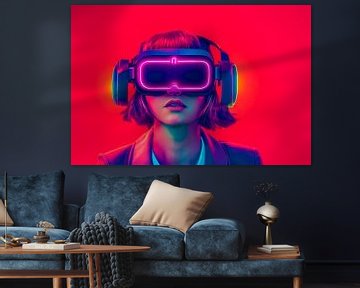 Vrouw met VR-bril, afbeelding 02 van Animaflora PicsStock