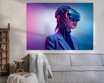 Vrouw met VR-bril, afbeelding 03 van Animaflora PicsStock