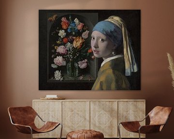 Girl with a pearl earring - still life Jacob de Gheyn by Digital Art Studio