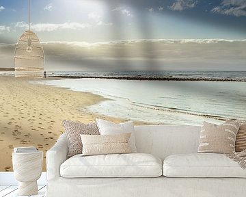 On the beach by Violetta Honkisz