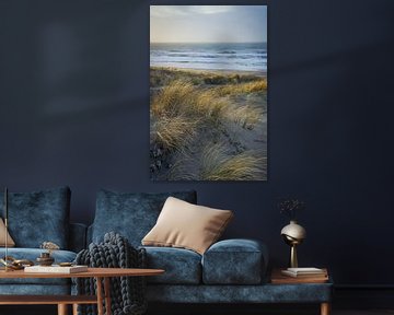 Beach and dunes, sea and wind, waves along the coast! by Dirk van Egmond