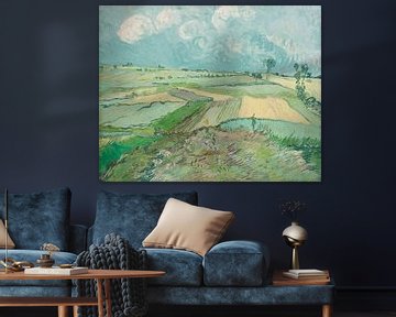Korenvelden na de regen (De vlakte van Auvers), Vincent van Gogh