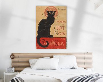 Poster for the theatre cafe Le Chat Noir in Paris, Théophile Alexandre Steinlen