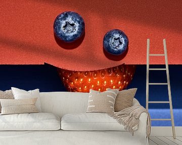 Happy Fruit Strawberry Berries by Martijn Hoogendoorn