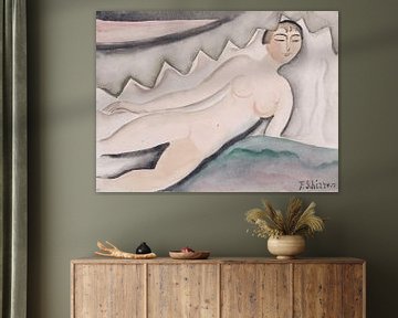 Reclining nude, Ferdinand Schirren