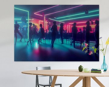Dancing in a Nightclub Disco Illustration by Animaflora PicsStock
