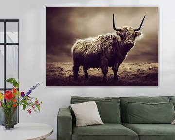 Illustratie Schotse Hooglanders van Animaflora PicsStock