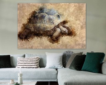 Riesenschildkröte (Kunst) von Art by Jeronimo