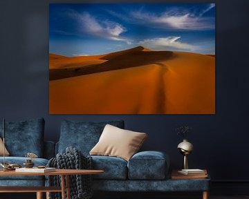 Dunes in the Sahara by Rene Siebring