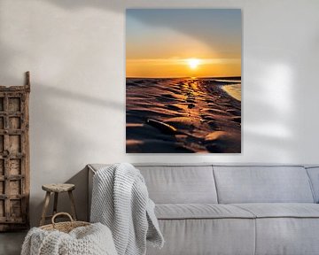 Beach sunrise summer van Marcel R Fotografie