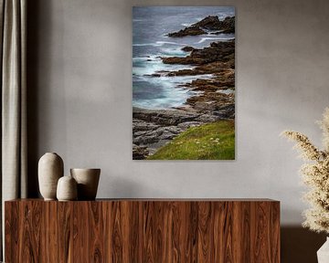 The rocky coast of Ireland by Roland Brack