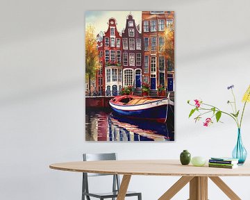 Amsterdam canals by But First Framing