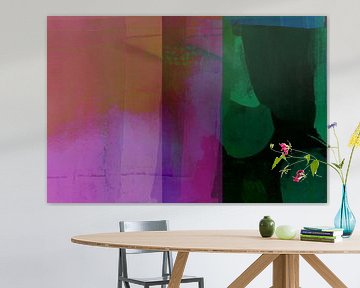Moderne Abstraktion in warmen und gedeckten Farben von Studio Allee