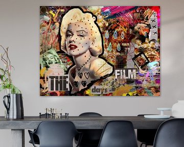 The Film Days, ein Mischtechnik-Projekt mit Marilyn Monroe von Arjen Roos