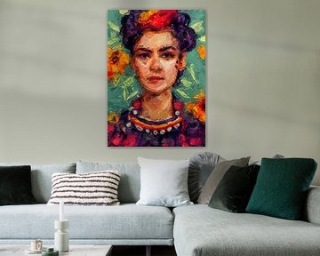 Vrouw 3 olieverfschilderij kunst #vrouw van JBJart Justyna Jaszke