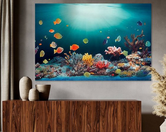 Example of the artwork in a room