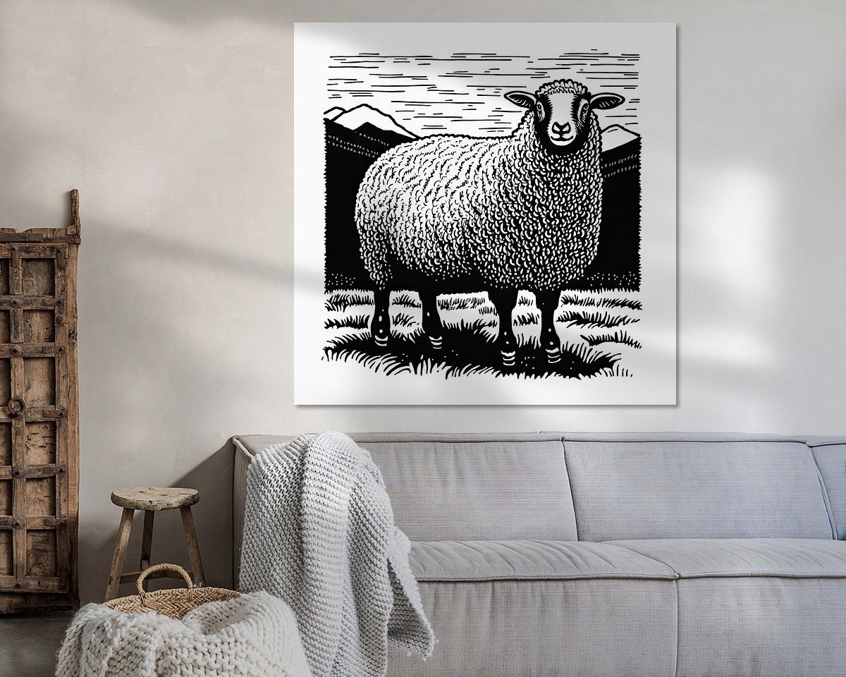 Example of the artwork in a room
