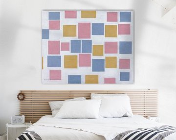 Komposition Nr. 3 mit Farbflächen, Piet Mondrian