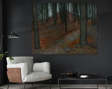 Waldlandschaft, Piet Mondrian