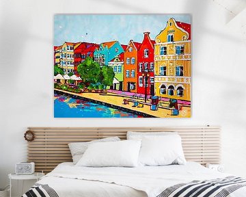 Willemstad Curaçao by Happy Paintings
