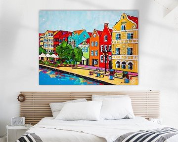 Willemstad Curaçao sur Happy Paintings