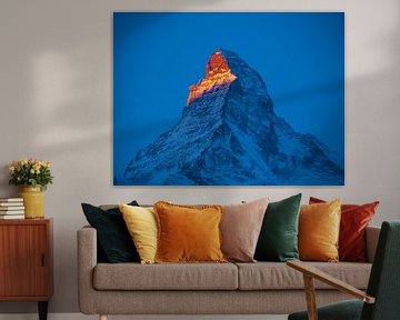 The Matterhorn at sunrise by Menno Boermans