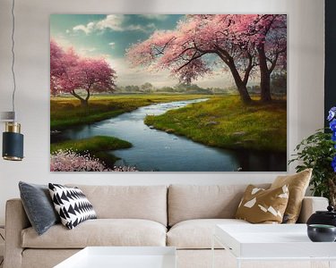 Example of the artwork in a room