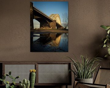 Waalbrücke Spiegelbild #1