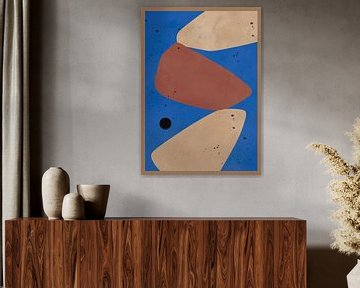 TW Living - Abstract ZEN BLUE STONES by TW living