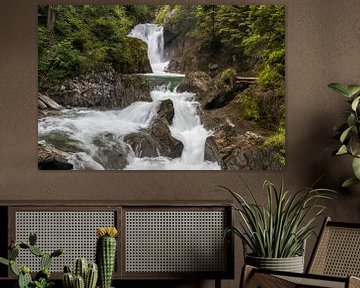 Waterval in de Groppensteinschlucht van Sander Groenendijk