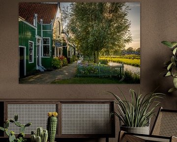 Een oude bakker bij de Zaanse schans in Zaandam van Bart Ros