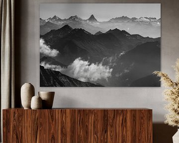 Walliser Alpen von Menno Boermans