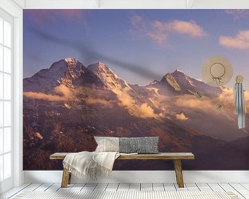 Eiger, Mönch, Jungfrau by Menno Boermans