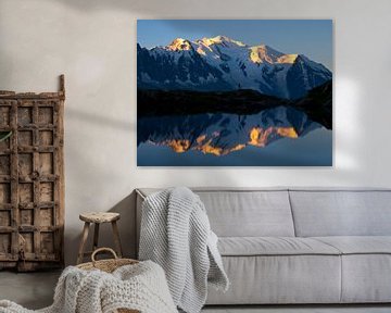 Mont Blanc Sonnenaufgang von Menno Boermans
