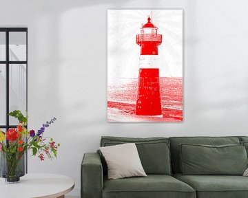 Roter Leuchtturm Zeeland