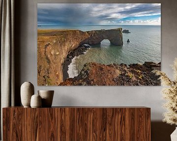 Cape Dyrholaey in southern Iceland by Gerry van Roosmalen