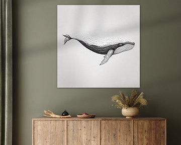 baleine solitaire sur Liv Jongman