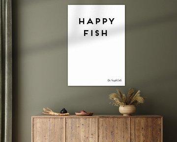 Le poisson heureux sur Bouwke Franssen