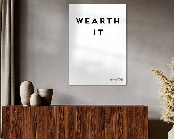 Example of the artwork in a room