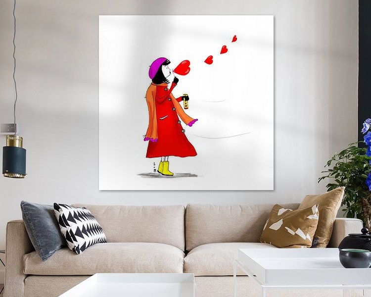 Example of the artwork in a room