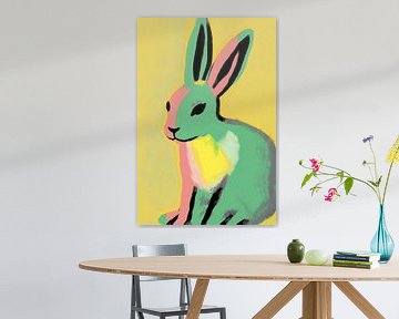 Colorful Bunny by treechild .
