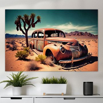 Verlatenheid in de Arizona Woestijn: de verroeste auto