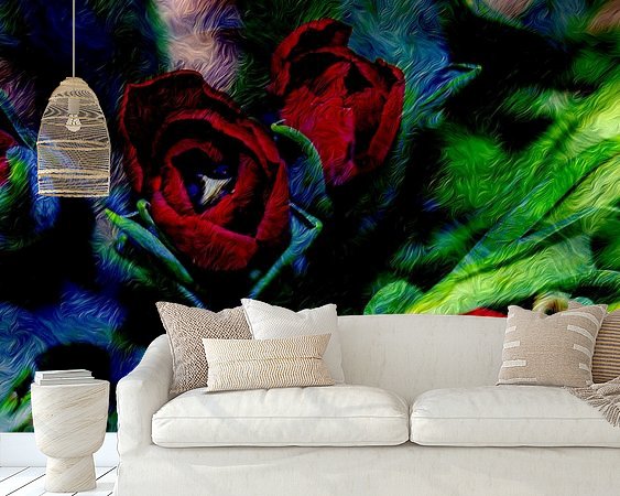 Example of the artwork in a room