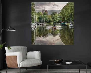 stadsgracht Leeuwarden spiegel von Harrie Muis