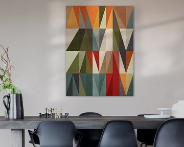 Geometric with Triangles by Angel Estevez