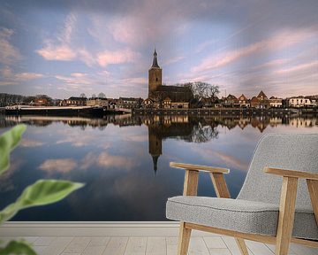 Hasselt bei Sonnenuntergang