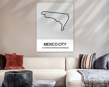 F1 Mexico circuit by Milky Fine Art