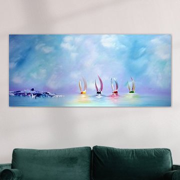 Blauer Traum von Gena Theheartofart