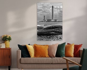 Le Phare de Gatteville France by Rob van der Teen