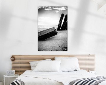 Omaha Beach abstract by Rob van der Teen